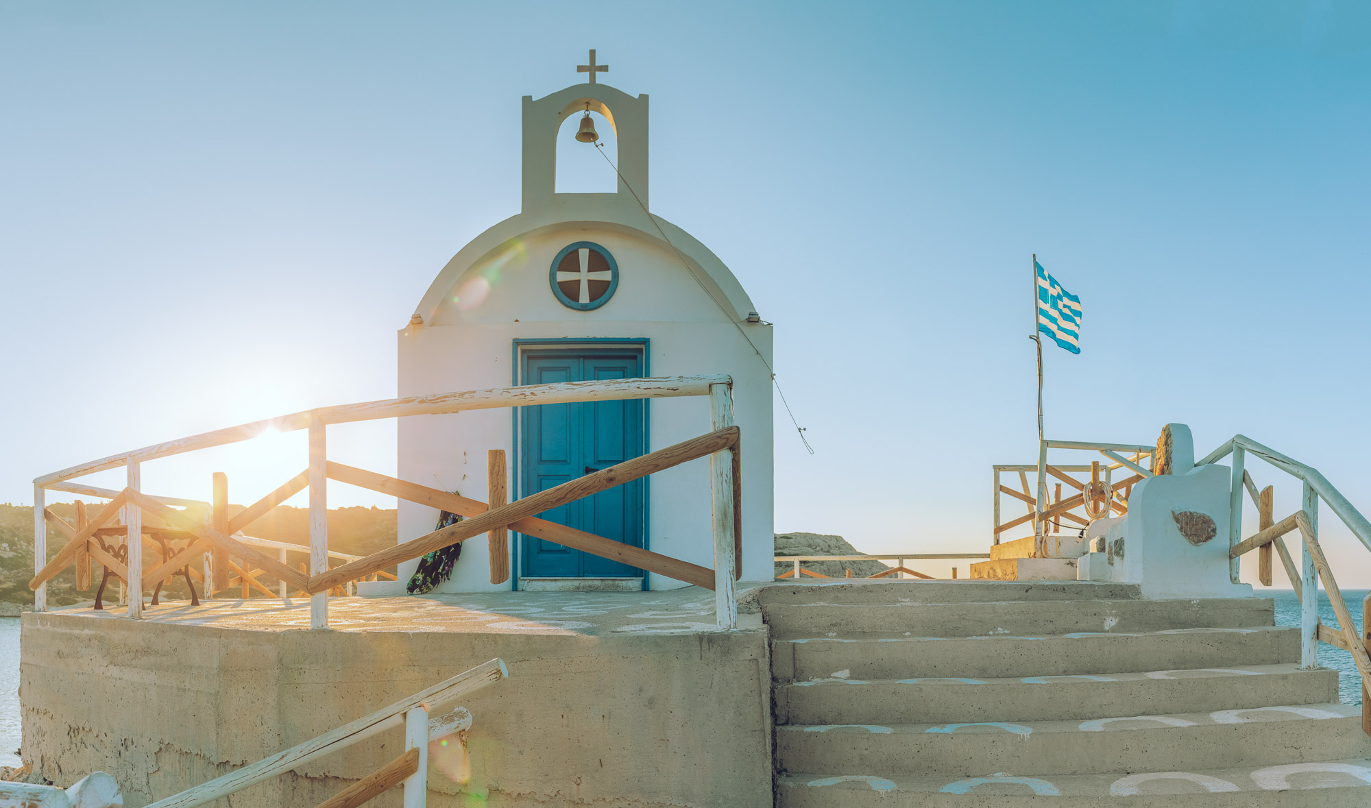 Blue Hues Agios Nikolaos Church